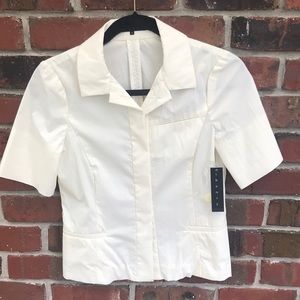 Lightweight off white Theory button up/jacket